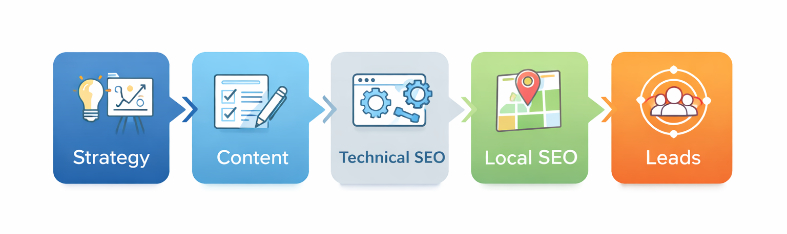 law firm seo strategy framework
